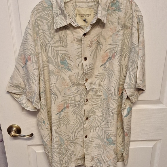 f Men's Tropical Print Shirt - NICE.  SIZE XXL - Picture 1 of 4